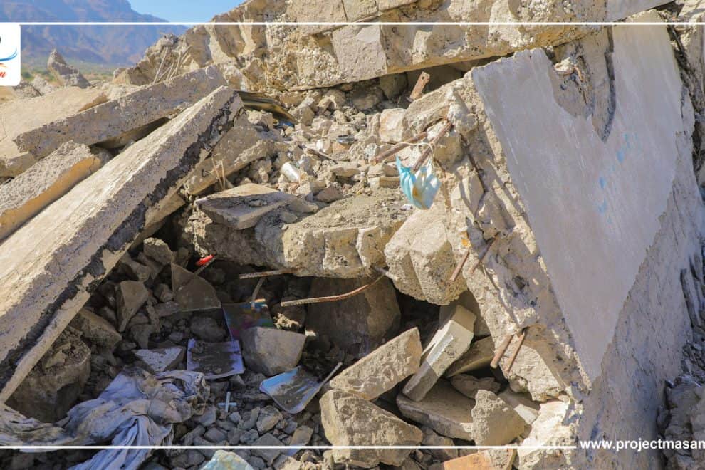 هدم مدرسة الشعب عكاد