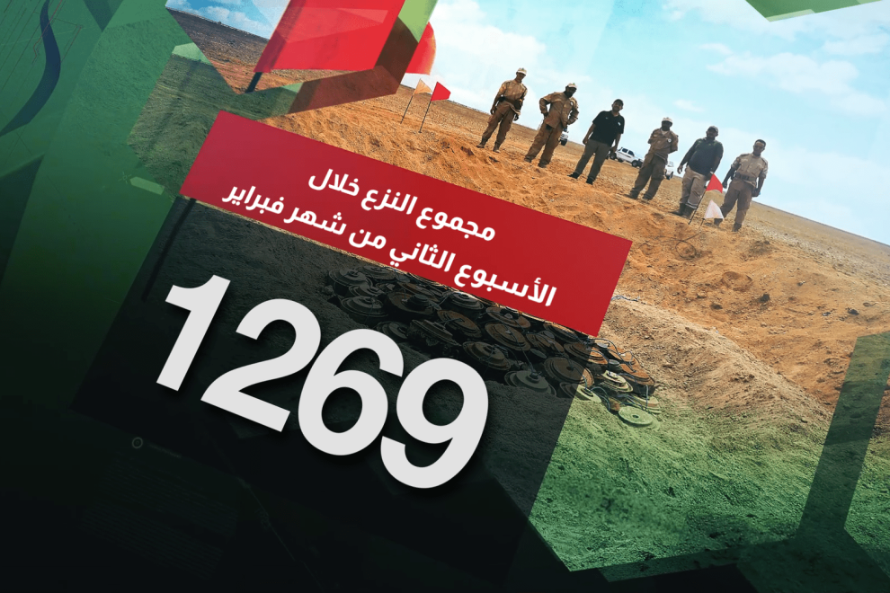 مسام ينزع 2656 لغماً وذخيرة غير منفجرة وعبوة ناسفة