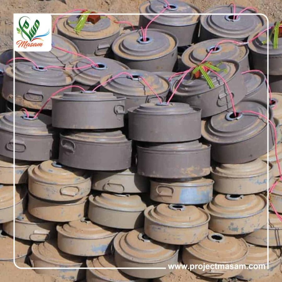 مسام يتلف 720 لغماً وقذيفة مسام يتلف 720 لغماً وقذيفة