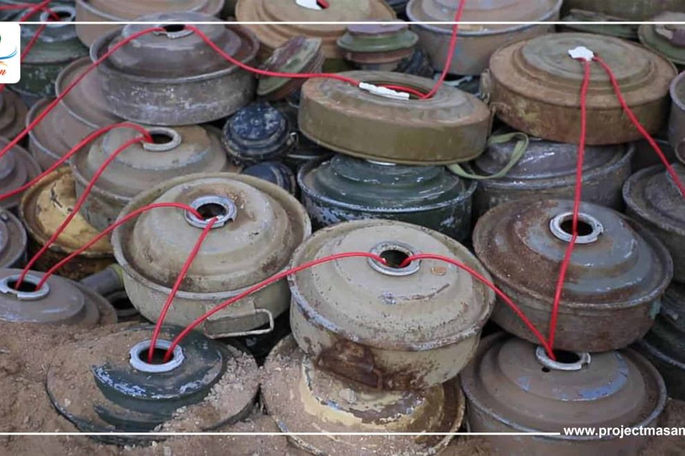 مشروع مسام.. نزع 3059 لغماً وذخيرة غير منفجرة وعبوة ناسفة خلال شهر أبريل 2023