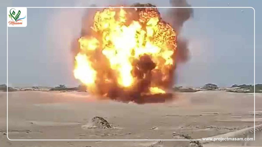 39 مسام ينفذ عملية إتلاف وتفجير لـ1470 لغم وذخيرة غير منفجرة