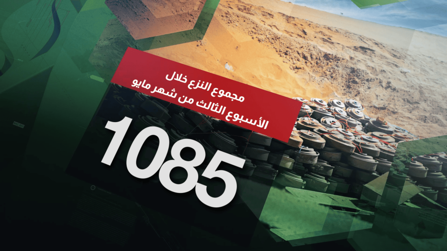 مسام ينزع 3114 لغماً وذخيرة مسام ينزع 3114 لغماً وذخيرة