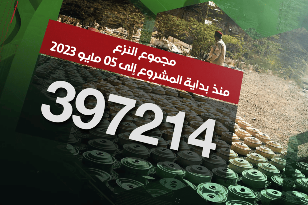 مسام ينزع 397.241 لغماً