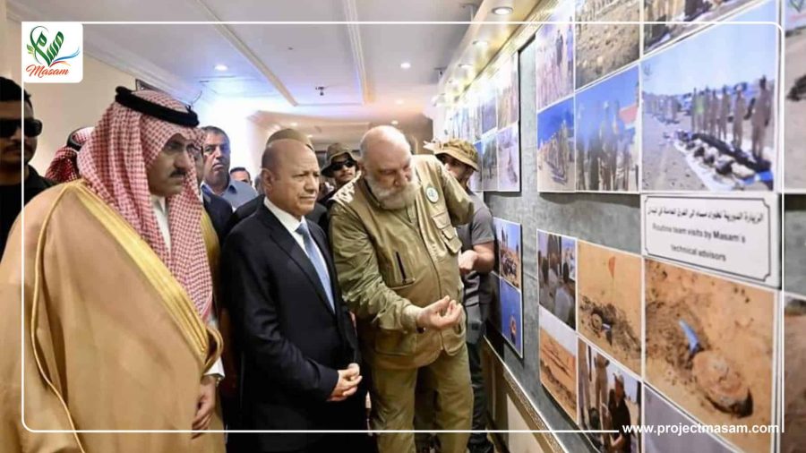 زيارة السفير لمقر مسام 2 رئيس الجمهورية والسفير السعودي يزوران مشروع مسام ويطلعان على جهود مكافحة الالغام