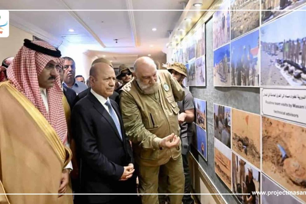 رئيس الجمهورية والسفير السعودي يزوران مشروع مسام ويطلعان على جهود مكافحة الالغام