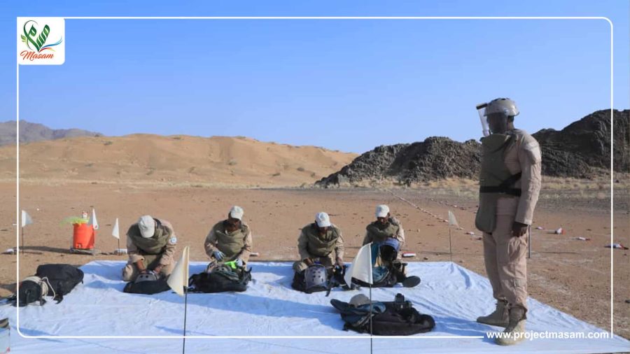 الفريق 9 مسام.. مثابرات رائدة وجهود واعدة  في محافظة شبوة الفريق 9 مسام.. مثابرات رائدة وجهود واعدة في محافظة شبوة