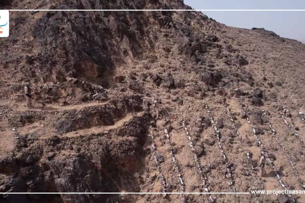 الفريق 10 مسام مستمر في تأمين حقل الألغام بجندلة