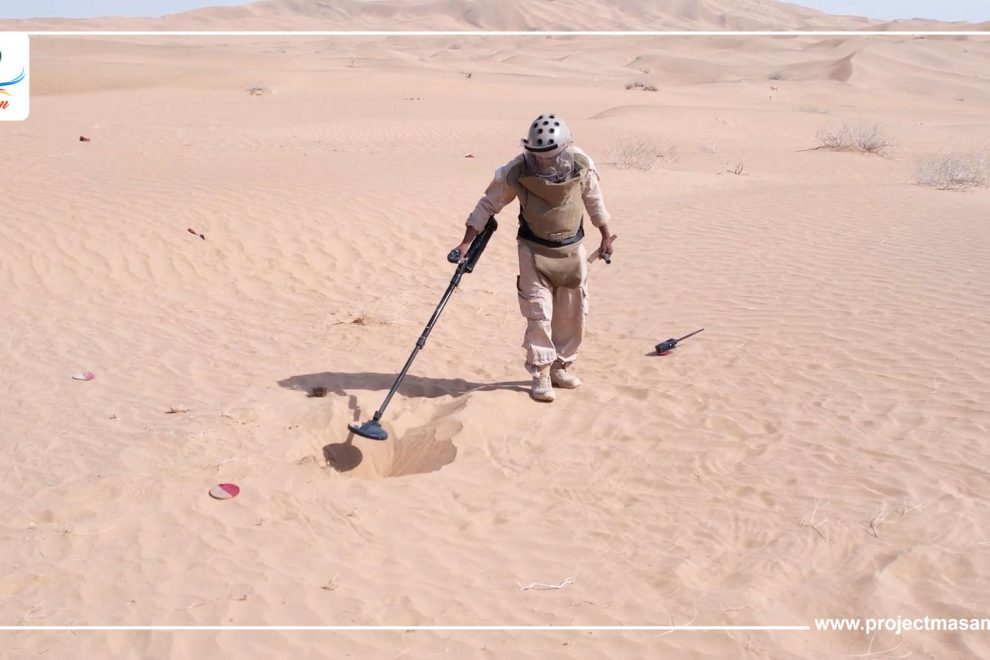 الفريق 6 مسام يواصل مهمته الإنسانية في شقة الطيار بعسيلان