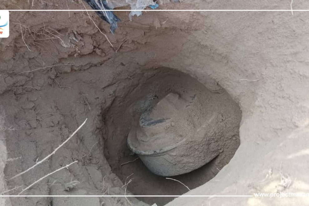 الفريق 26 مسام.. نزع لغمين أوزوم من ساحل الخوخة