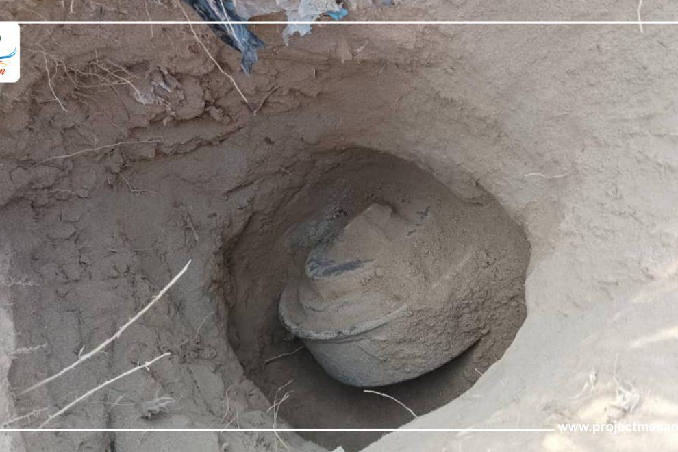 مسام.. فريق المهام الخاصة يتلف ألغاماً متهالكة جرفتها السيول في حيس