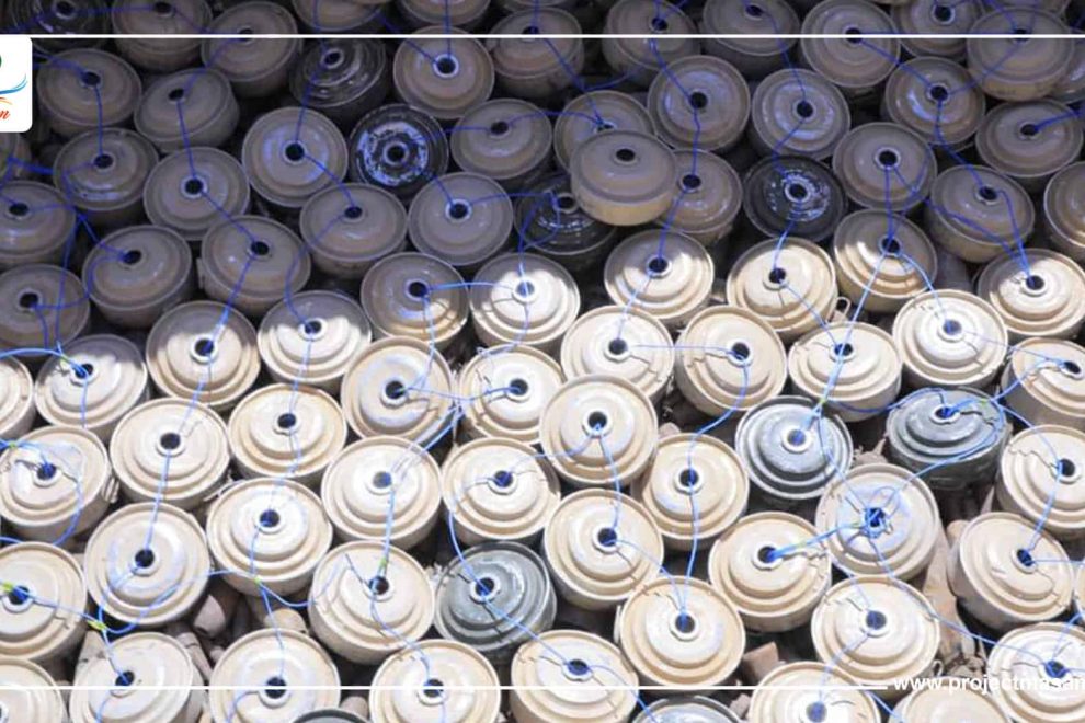 مسام ينزع 725 لغماً وذخيرة غير منفجرة وعبوة ناسفة