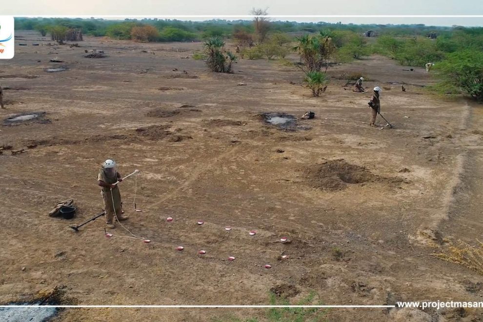 الفريق 21 مسام يؤمن مزرعة وبئر ماء في منطقة الرمة بالمخا