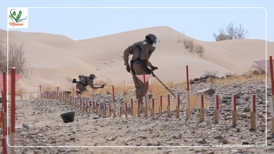 مسام.. تأمين خطوط نقل الكهرباء في مديرية عسيلان من بأس الألغام مسام.. تأمين خطوط نقل الكهرباء في مديرية عسيلان من بأس الألغام