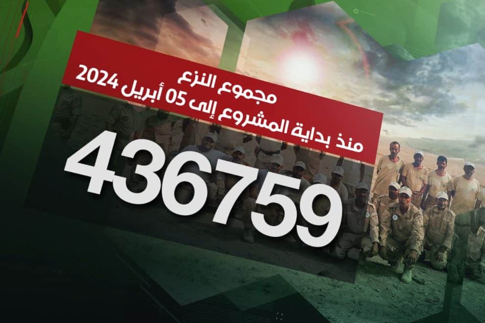 مسام ينزع 436.759 لغماً وذخيرة غير منفجرة وعبوة ناسفة