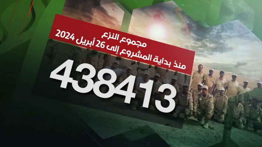 مسام ينزع 438.413 لغماً وذخيرة غير منفجرة وعبوة ناسفة مسام ينزع 438.413 لغماً وذخيرة غير منفجرة وعبوة ناسفة