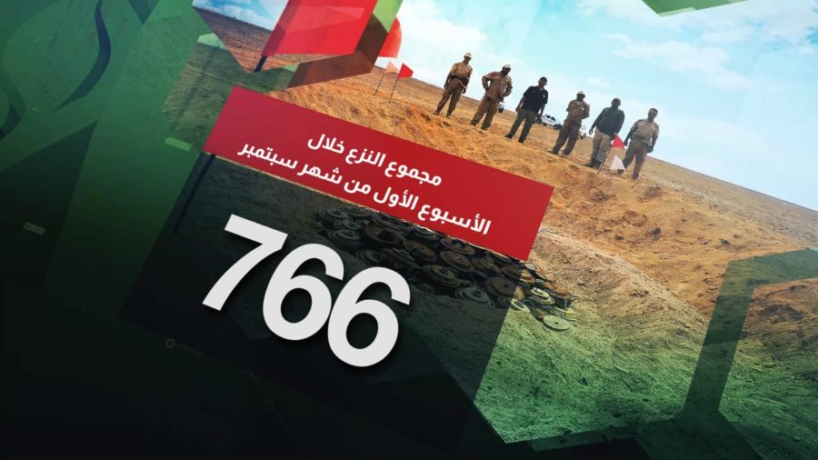 مسام ينزع 458.477 لغماً وذخيرة غير منفجرة وعبوة ناسفة