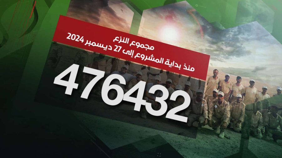 مسام ينزع 476432 لغماً وذخيرة غير منفجرة وعبوة ناسفة
