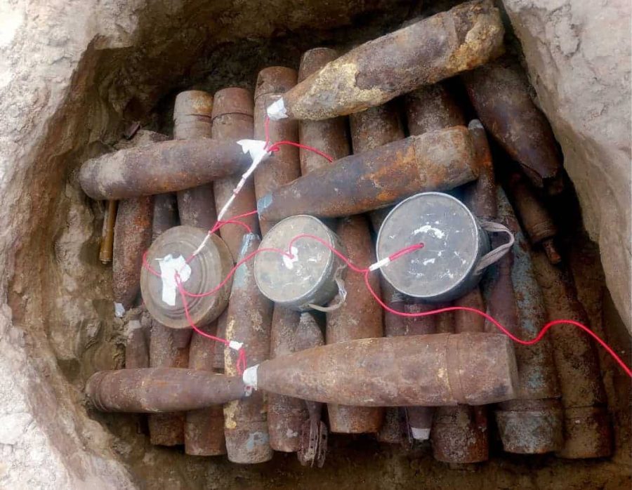 مسام يتلف 1525 قطعة من مخلفات الحرب في أبين