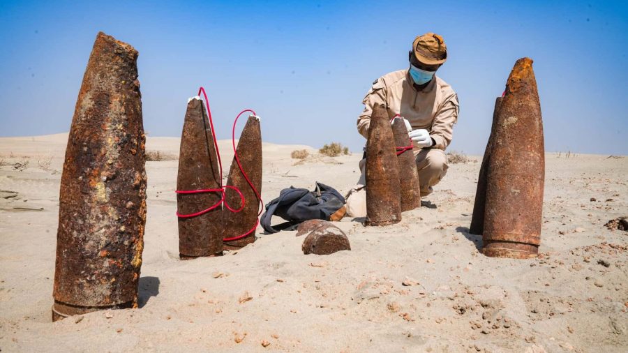 نفذ مشروع مسام لنزع الألغام – اليمن عملية إتلاف لـ1256 لغم وقذيفة غير منفجرة في منطقة دوفس بمحافظة أبين، شرق عدن.