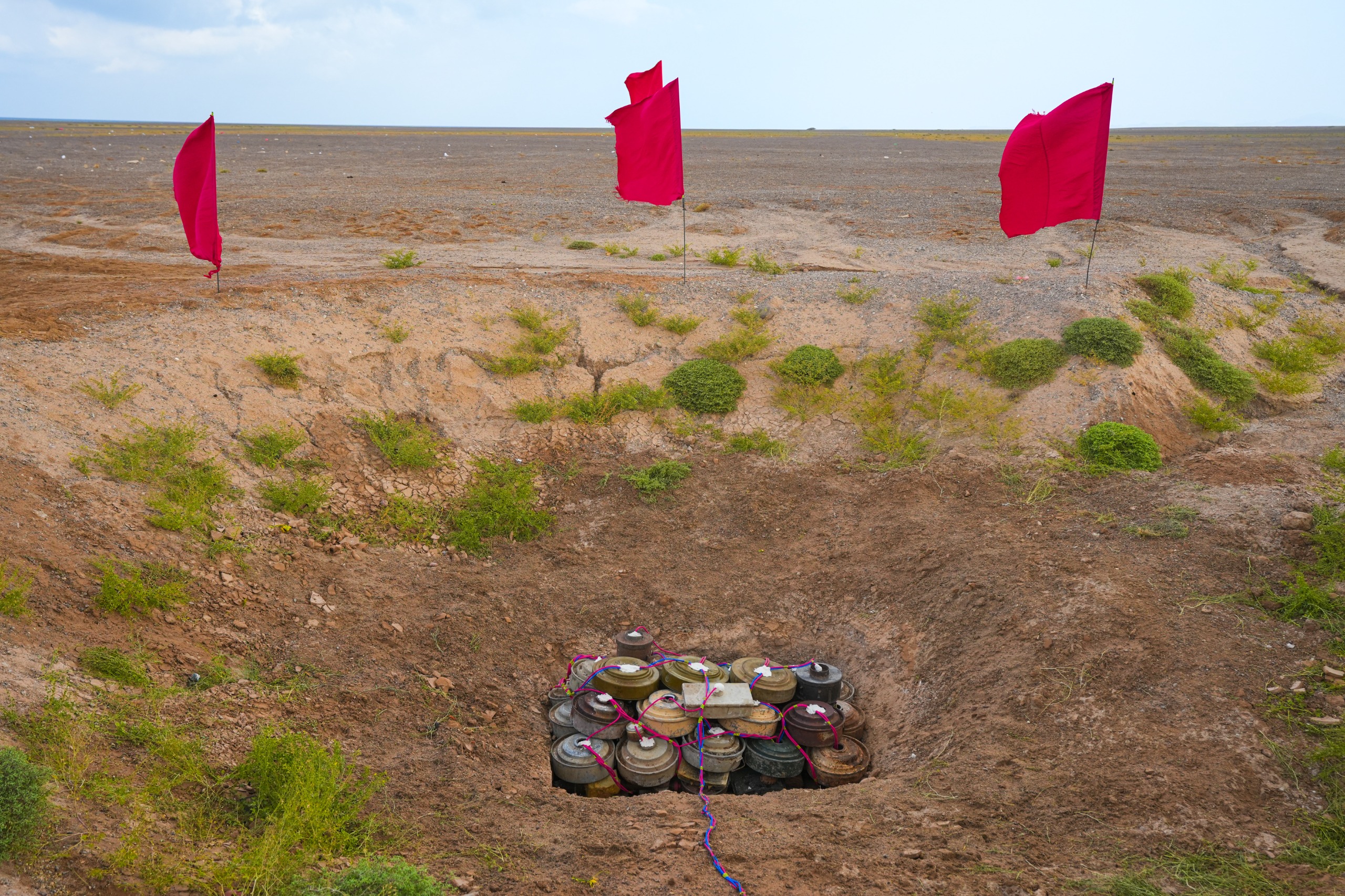 مسام ينتزع 6682 لغماً وذخيرة في اليمن منذ بداية فبراير