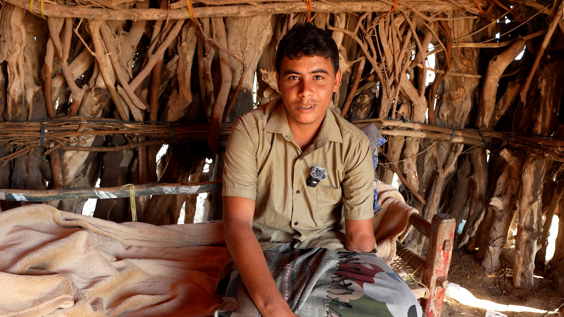 لغم غادر يغير حياة الشاب طه عتين