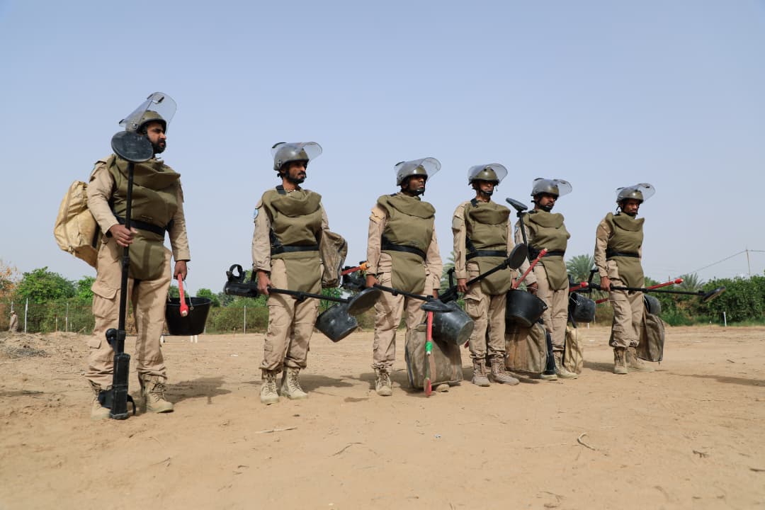 تدريب مكثف بمأرب لرفع كفاءة فرق نزع الألغام