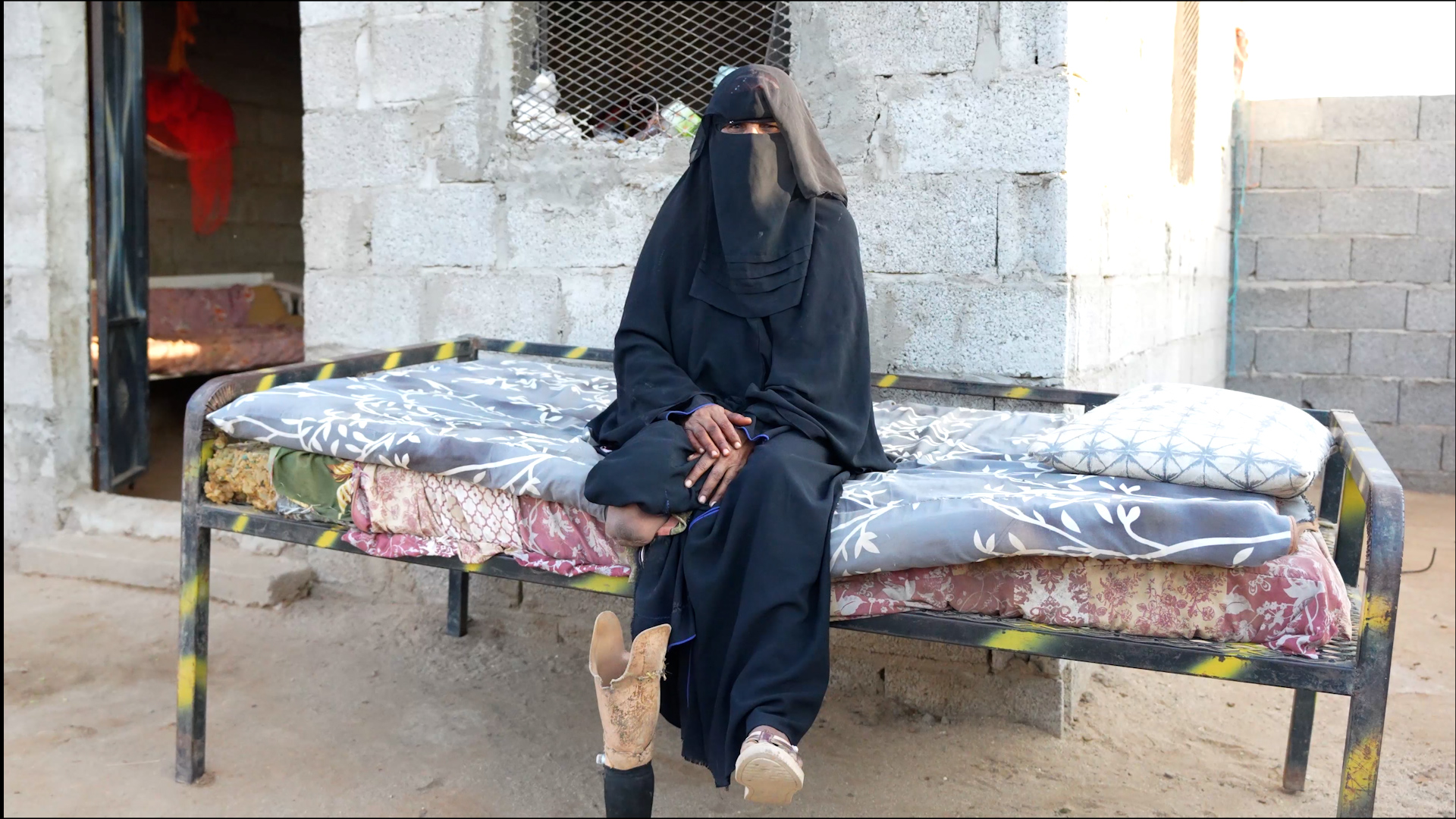 أنشودة الصباح انتهت بانفجار.. لغم يحول حياة فاطمة إلى معاناة 2 VT IRI USA NATO HAJAR.transfer.00 00 04 10.Still014