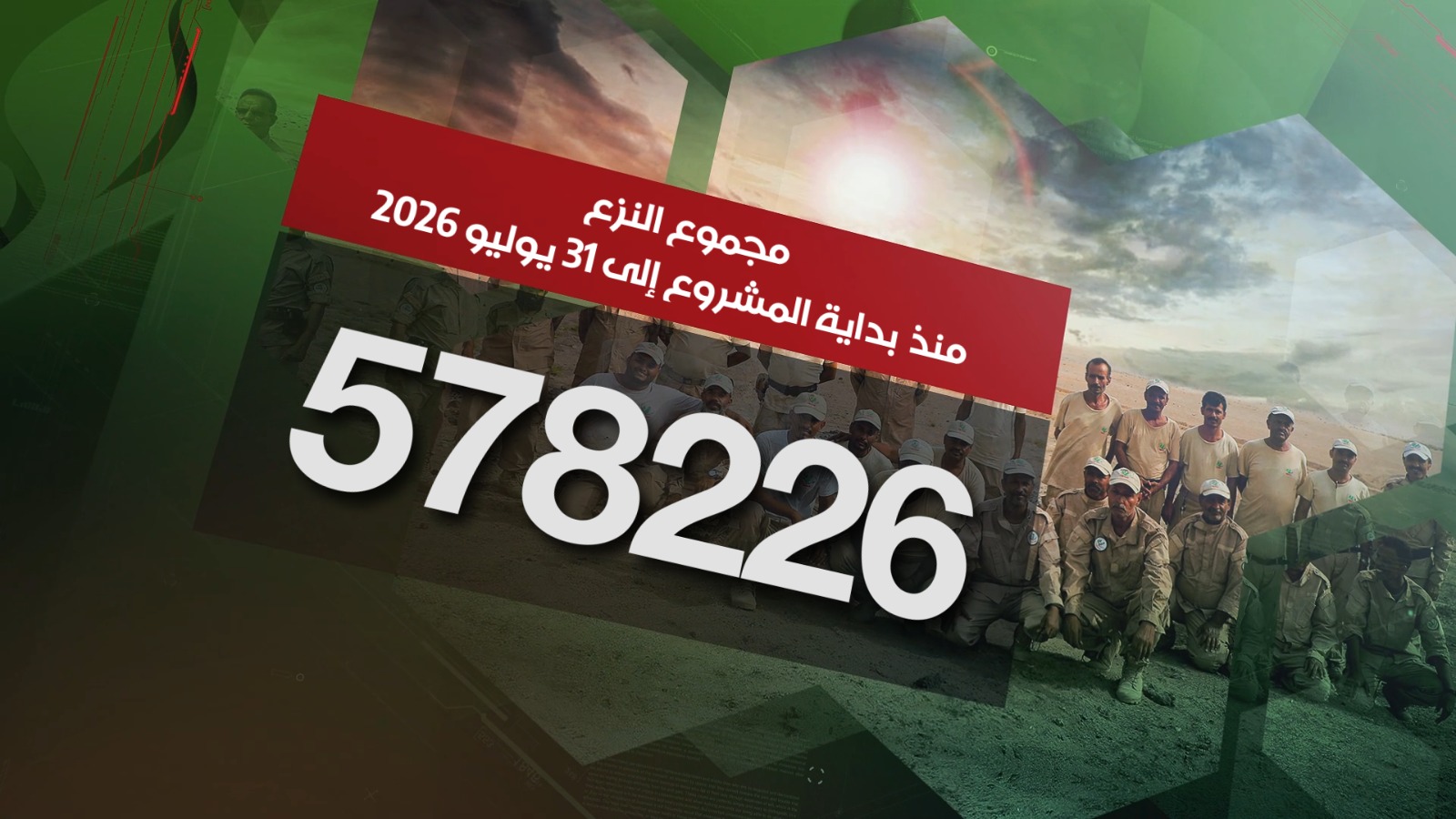 83.7 مليون متر مربع طهرها «مسام» حتى نهاية يوليو 2026