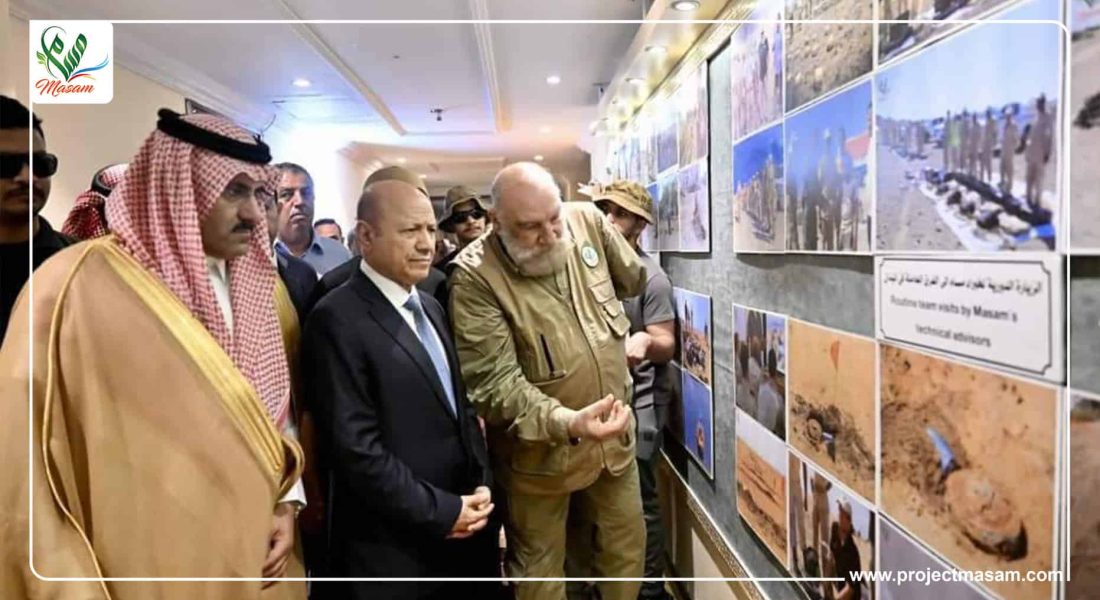رئيس الجمهورية والسفير السعودي يزوران مشروع مسام ويطلعان على جهود مكافحة الالغام